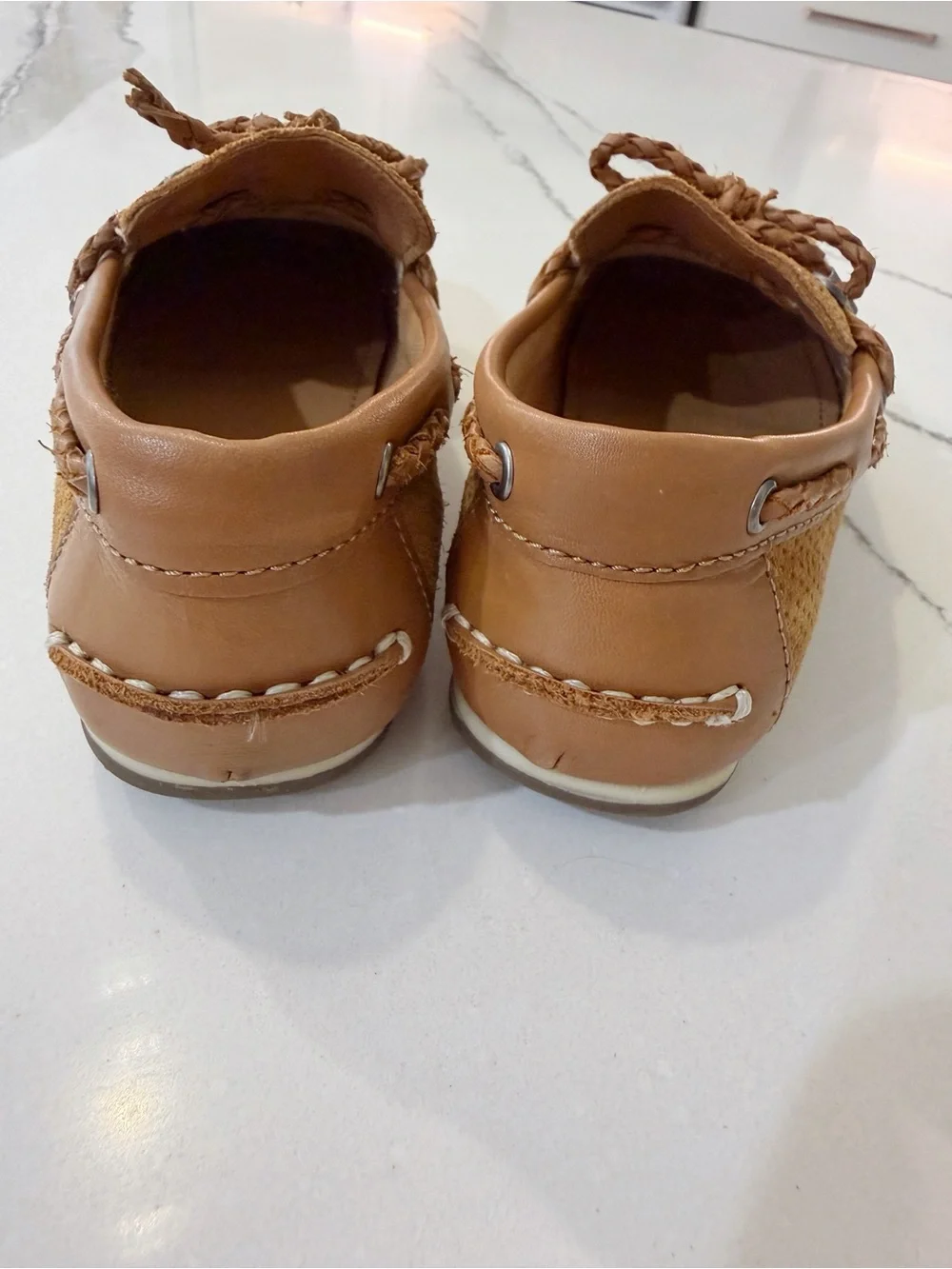Mayoral Tan Suede Tassel Moccasin Kids Dress Shoes 11.5